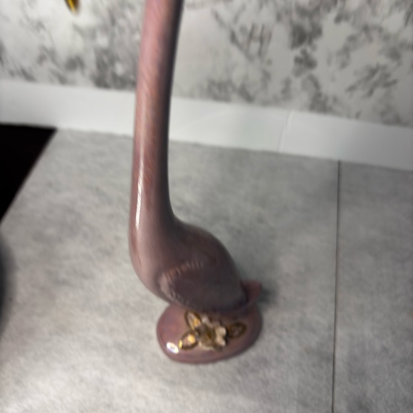 vintage ceramic swan or crane figurine - Picture 6 of 13